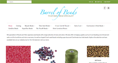 Desktop Screenshot of barrelofbeads.com