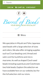 Mobile Screenshot of barrelofbeads.com